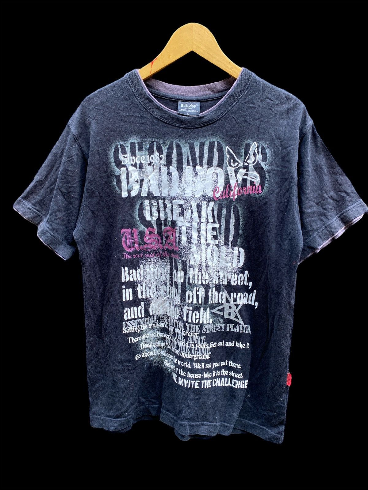 Hysteric Glamour Vintage Bad boys Skull gothic punk Poem Tshirt Size US L / EU 52-54 / 3 - 1 Thumbnail