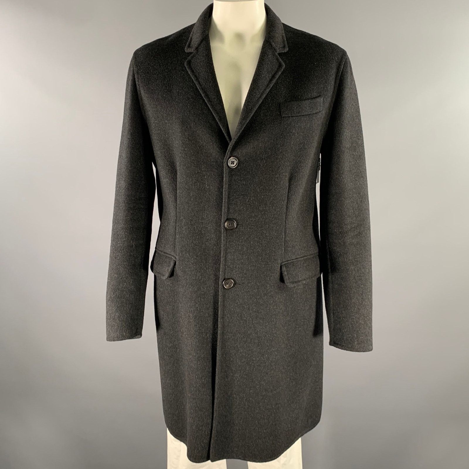 Marc Jacobs MARC JACOBS Size XL Grey Charcoal Wool Coat Size US XL / EU 56 / 4 - 1 Thumbnail