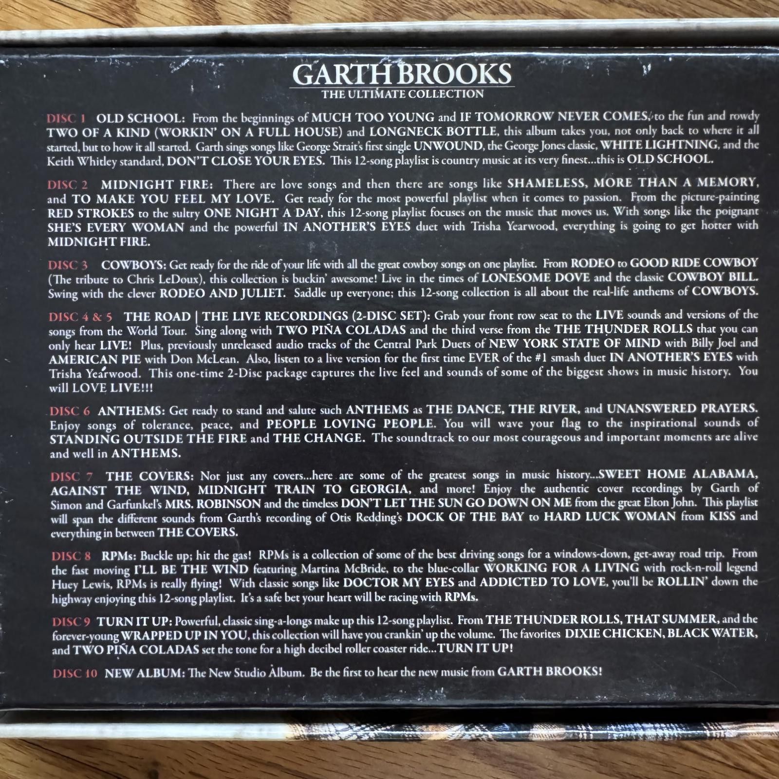 Other Garth Brooks The Ultimate Collection 10 Disc CD Box Set Size ONE SIZE - 6 Thumbnail