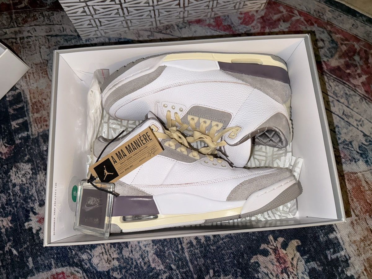 A Ma Maniere × Jordan Brand A Ma Maniére x Air Jordan 3 Size 9US Size US 9 / EU 42 - 7 Thumbnail
