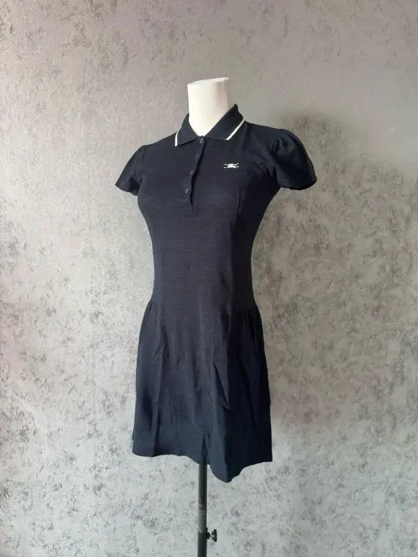 Burberry Burberry Black Cotton Short Sleeve Dress Size S / US 4 / IT 40 - 1 Thumbnail