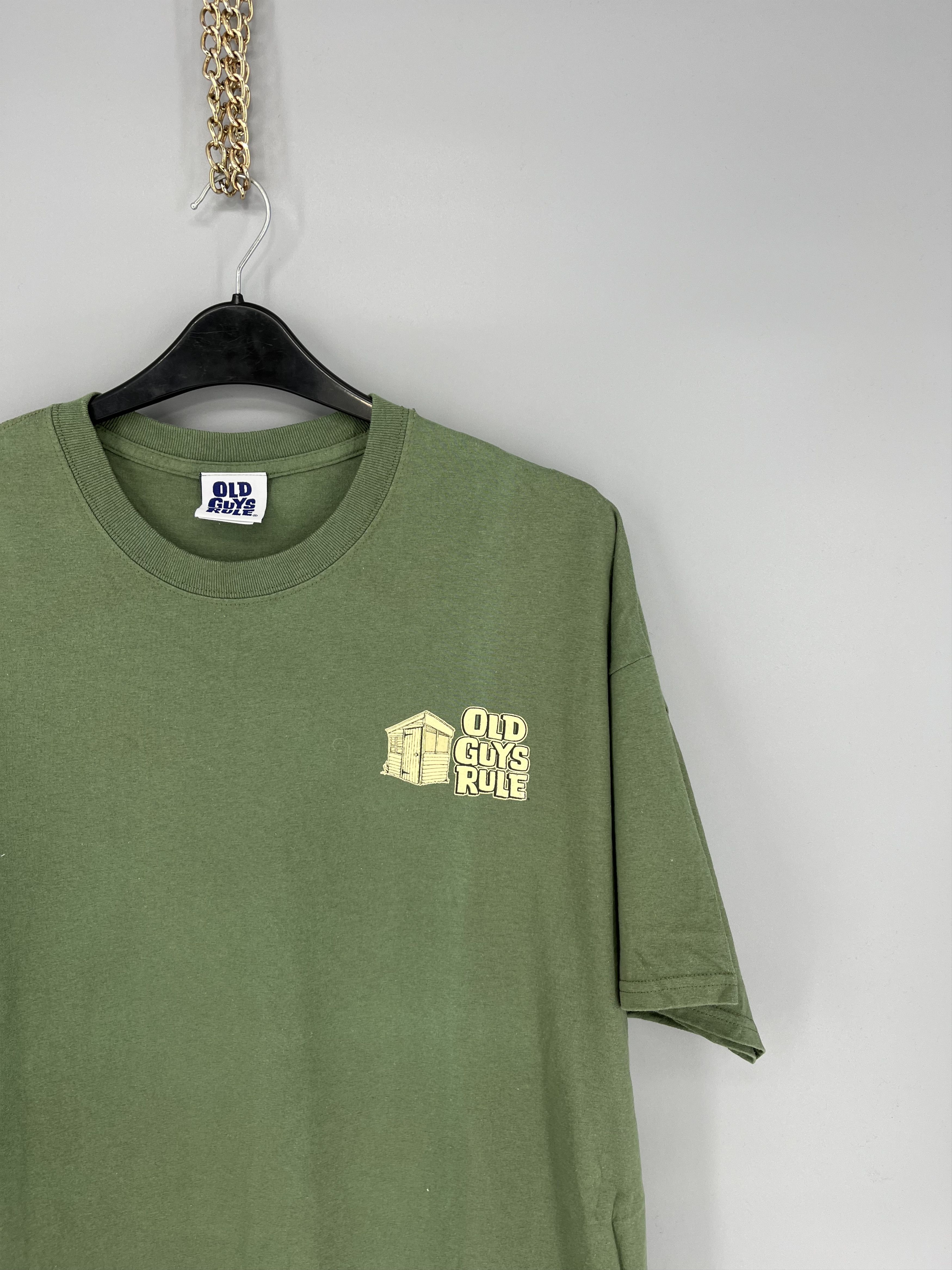 Japanese Brand Vintage Y2K Old Guys Rule T-Shirt Big Logo Size L Size US XXL / EU 58 / 5 - 4 Thumbnail