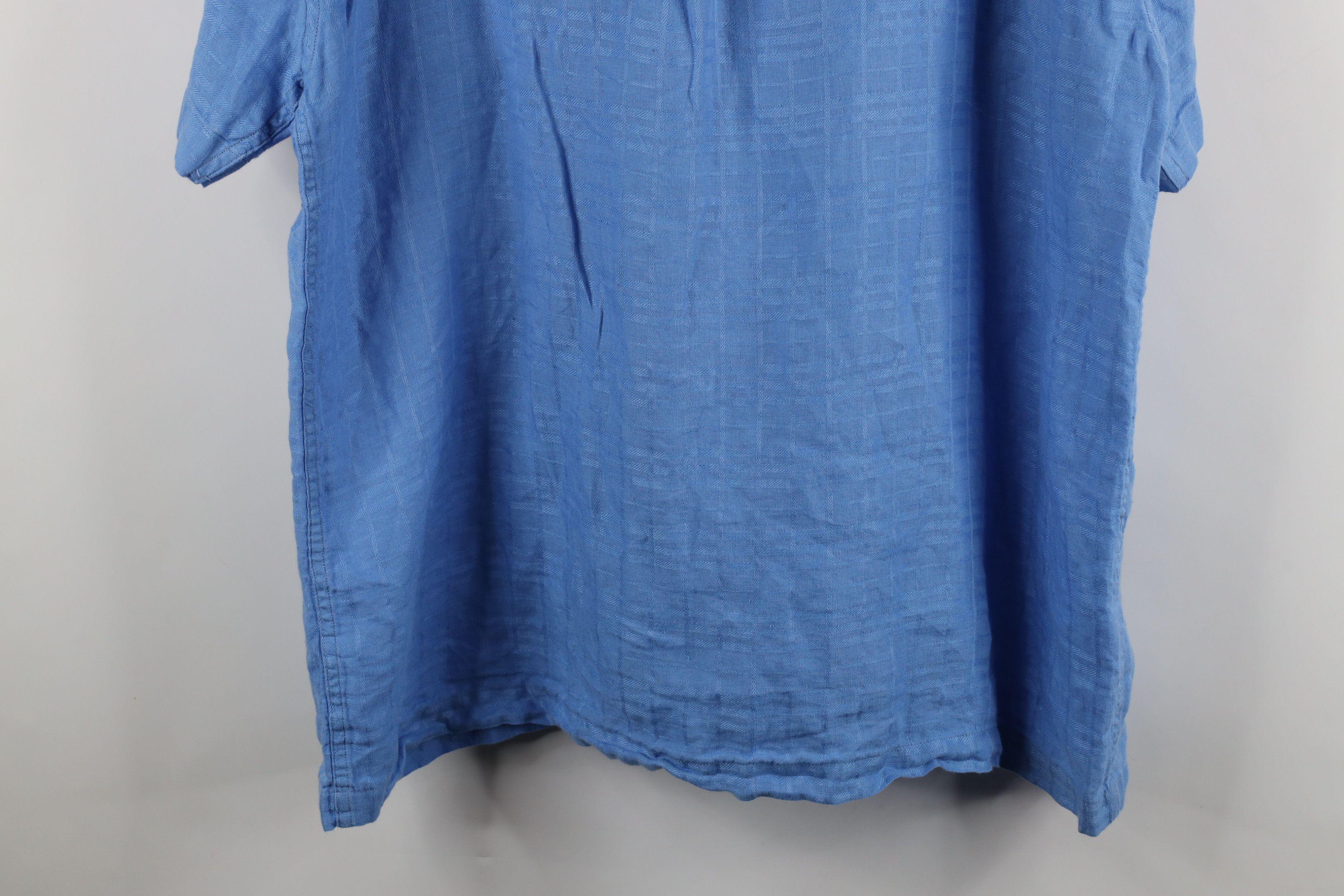 Tommy Bahama × Vintage Vintage Tommy Bahama Short Sleeve Collared Button Shirt Blue Size US XXL / EU 58 / 5 - 11 Thumbnail