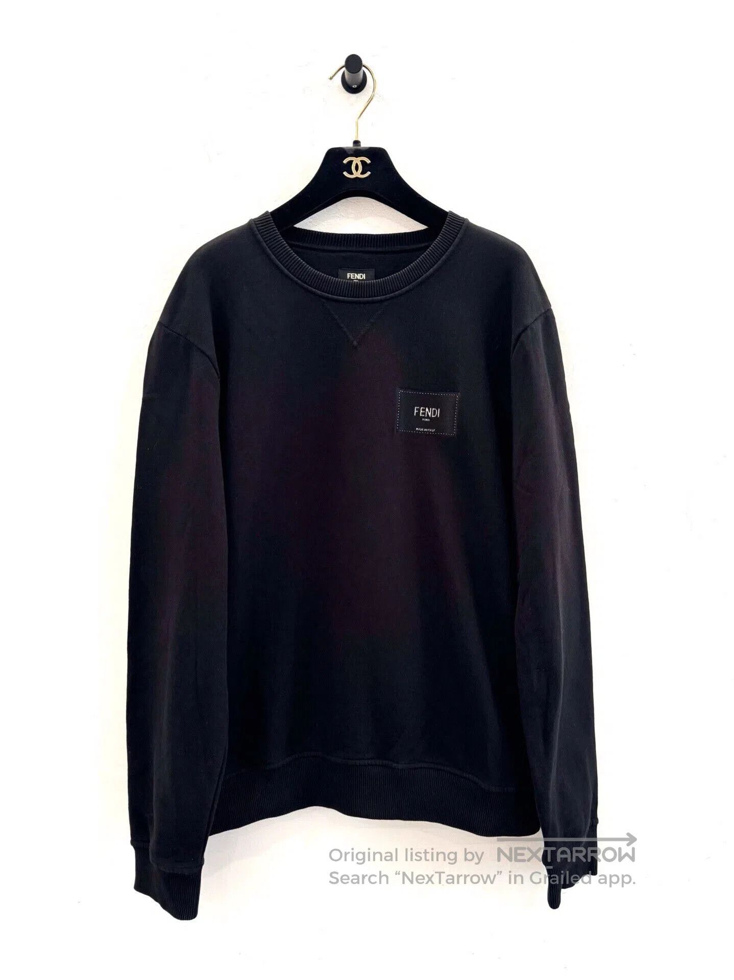 Fendi Fendi Black Logo Men's Long. Size US M / EU 48-50 / 2 - 1 Thumbnail