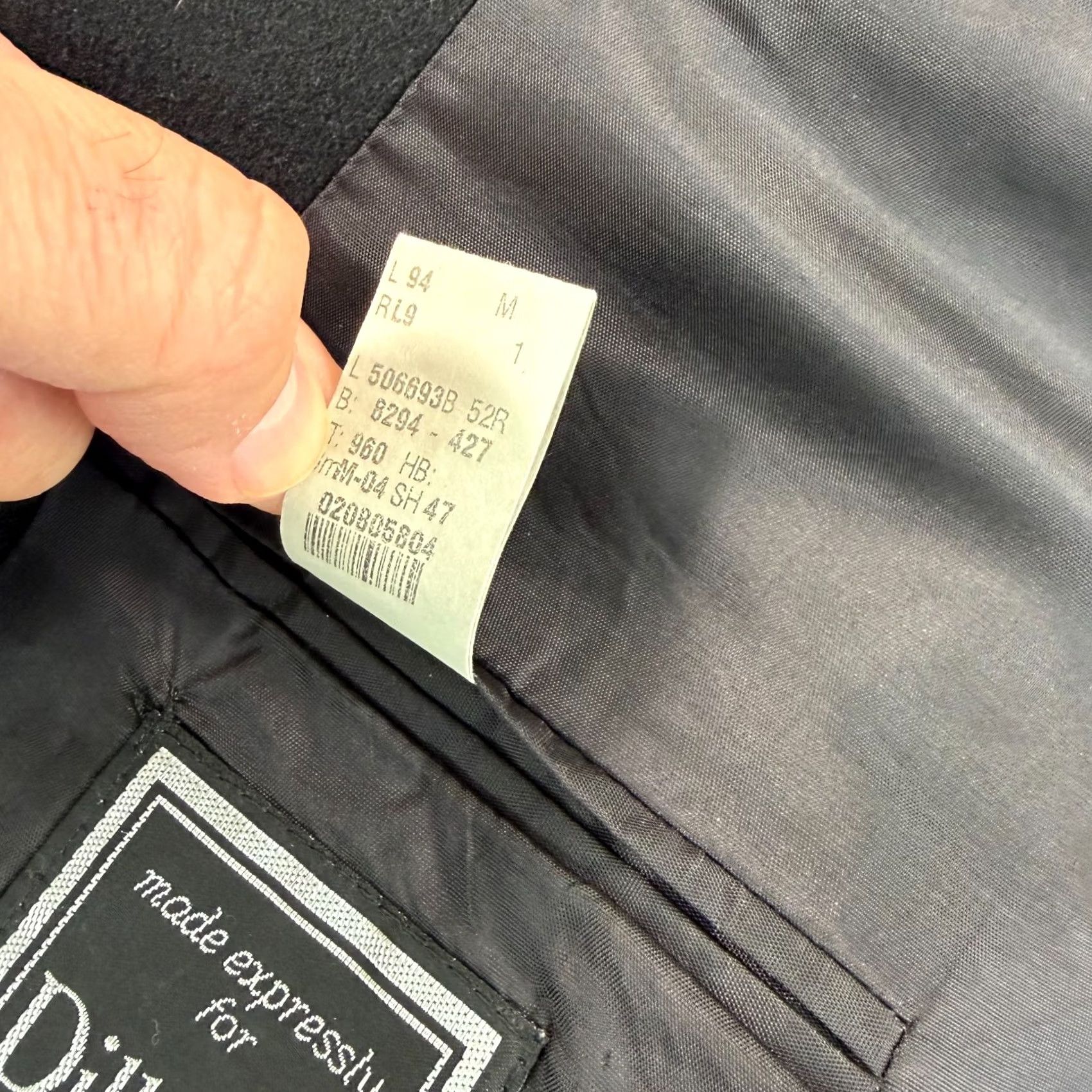 Ralph Lauren VINTAGE Ralph Lauren Blazer Black Wool Cashmere Men 52 Designer Sports Coat Size 52R - 5 Thumbnail