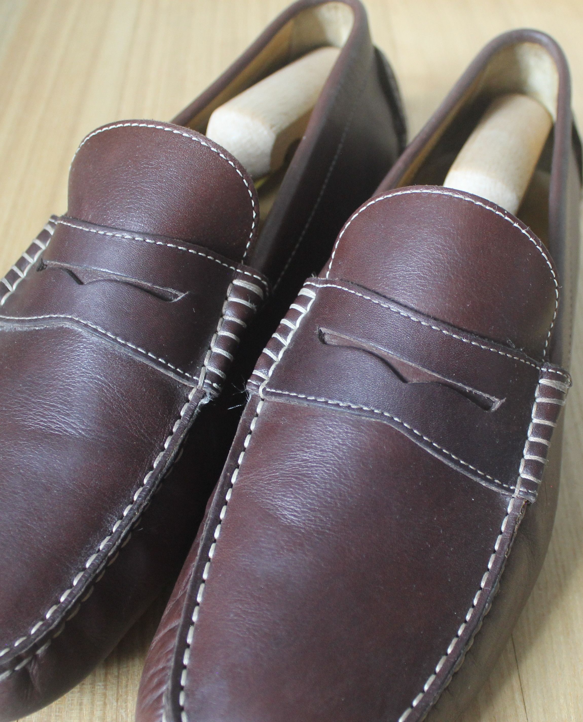 Crockett & Jones Crockett & Jones Penny Loafers Leather Moccasin Size US 12 / EU 45 - 12 Thumbnail