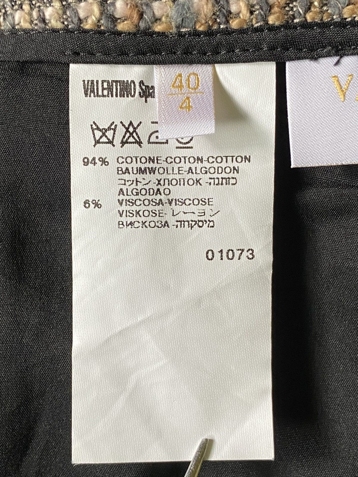 Valentino 2000s Valentino Roma Tweed Suit Set Size S / US 4 / IT 40 - 20 Thumbnail