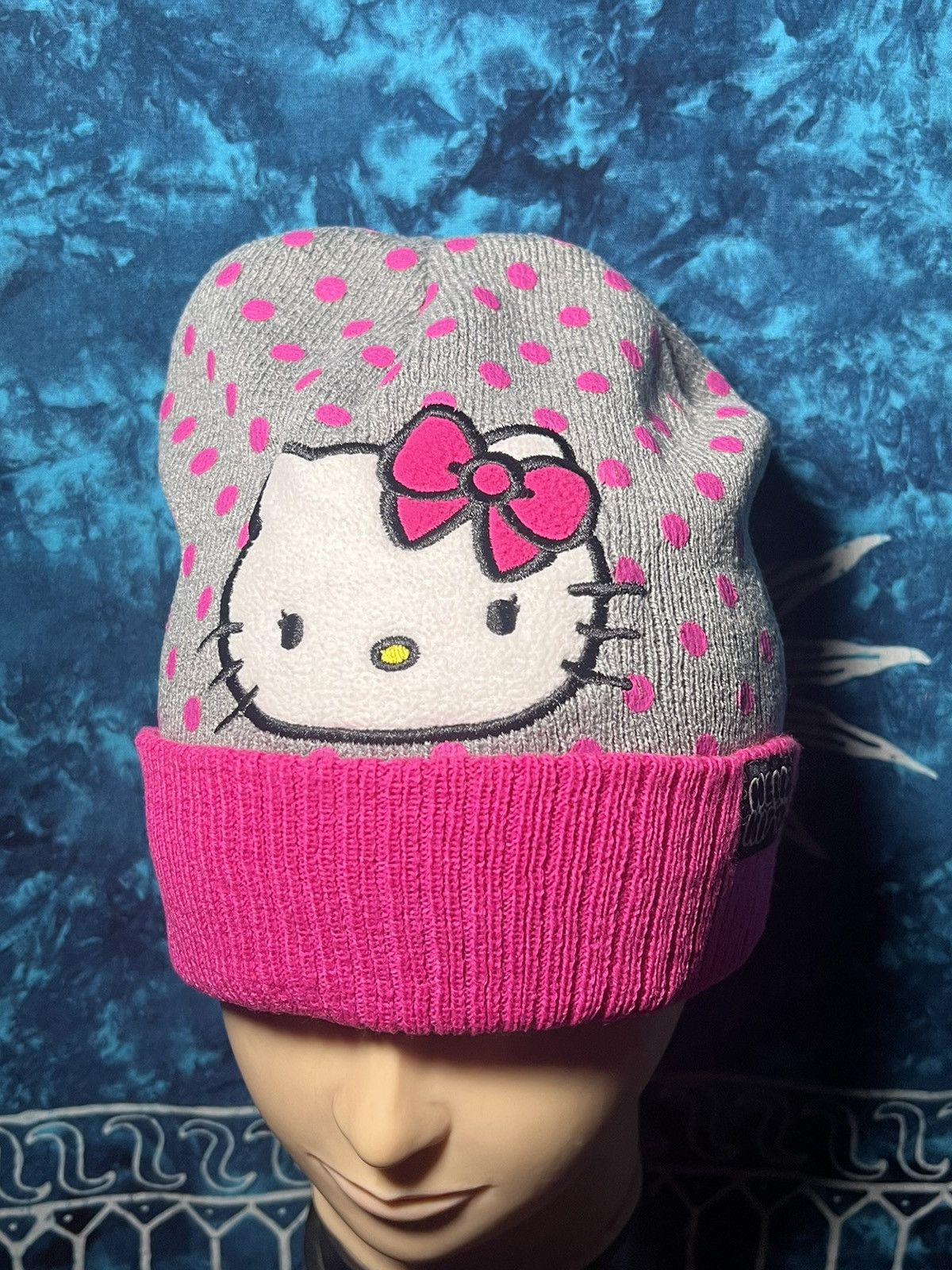 Other Y2k Hello Kitty Beanie Hat Hello Bunny Big Logo Size ONE SIZE - 6 Thumbnail