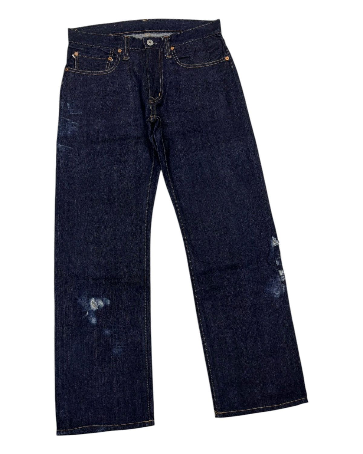 Kapital 🔥VTG FARMERS SELVEDGE BLUE JEANS MADE IN JAPAN Size US 30 / EU 46 - 3 Thumbnail