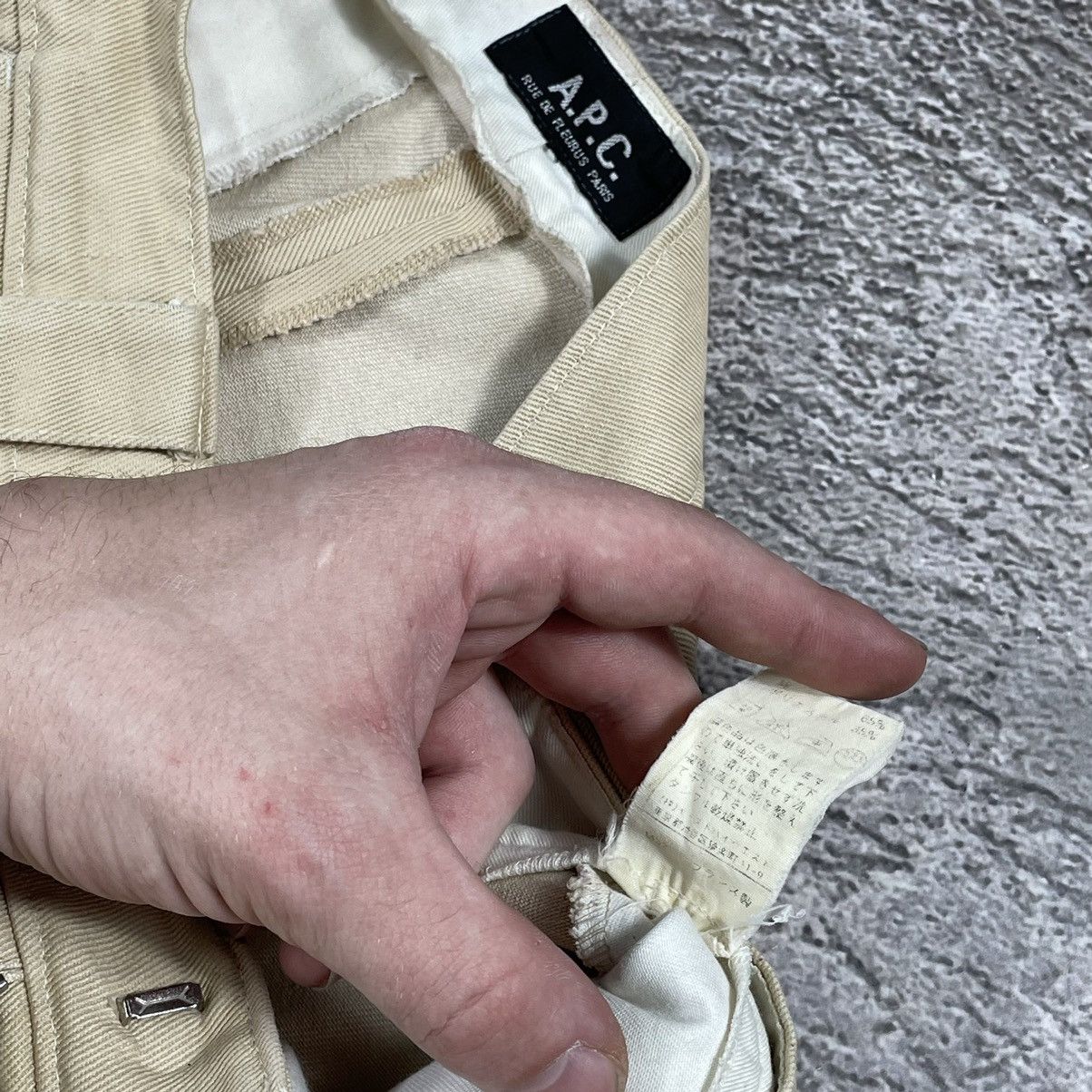 A.P.C. Vintage 90s APC Pants Paris Designer Casual Luxury Jeans Size US 30 / EU 46 - 9 Thumbnail