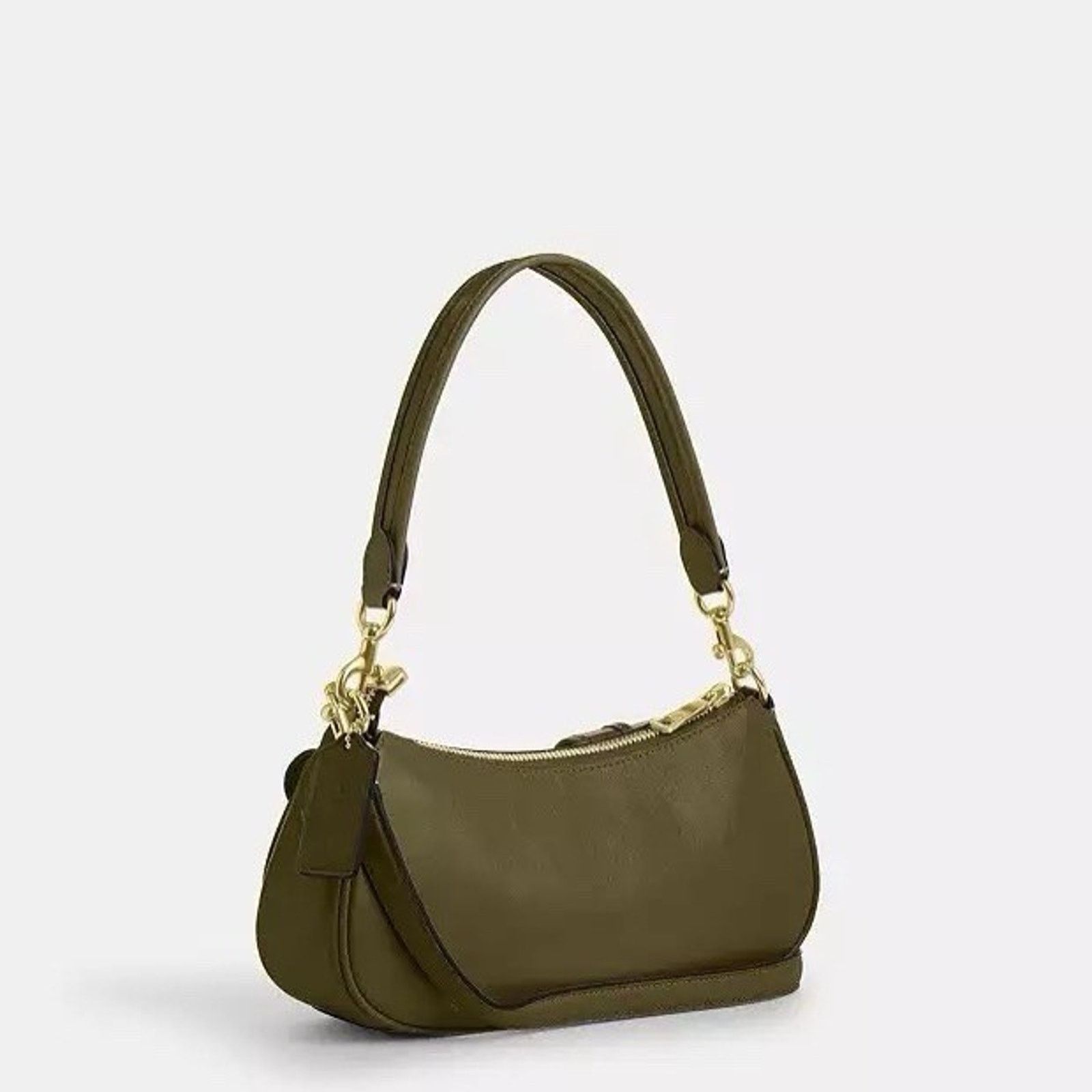 Coach NWT COACH Ashton Shoulder Bag CBJ01 Gold Olive leather Size ONE SIZE - 12 Thumbnail