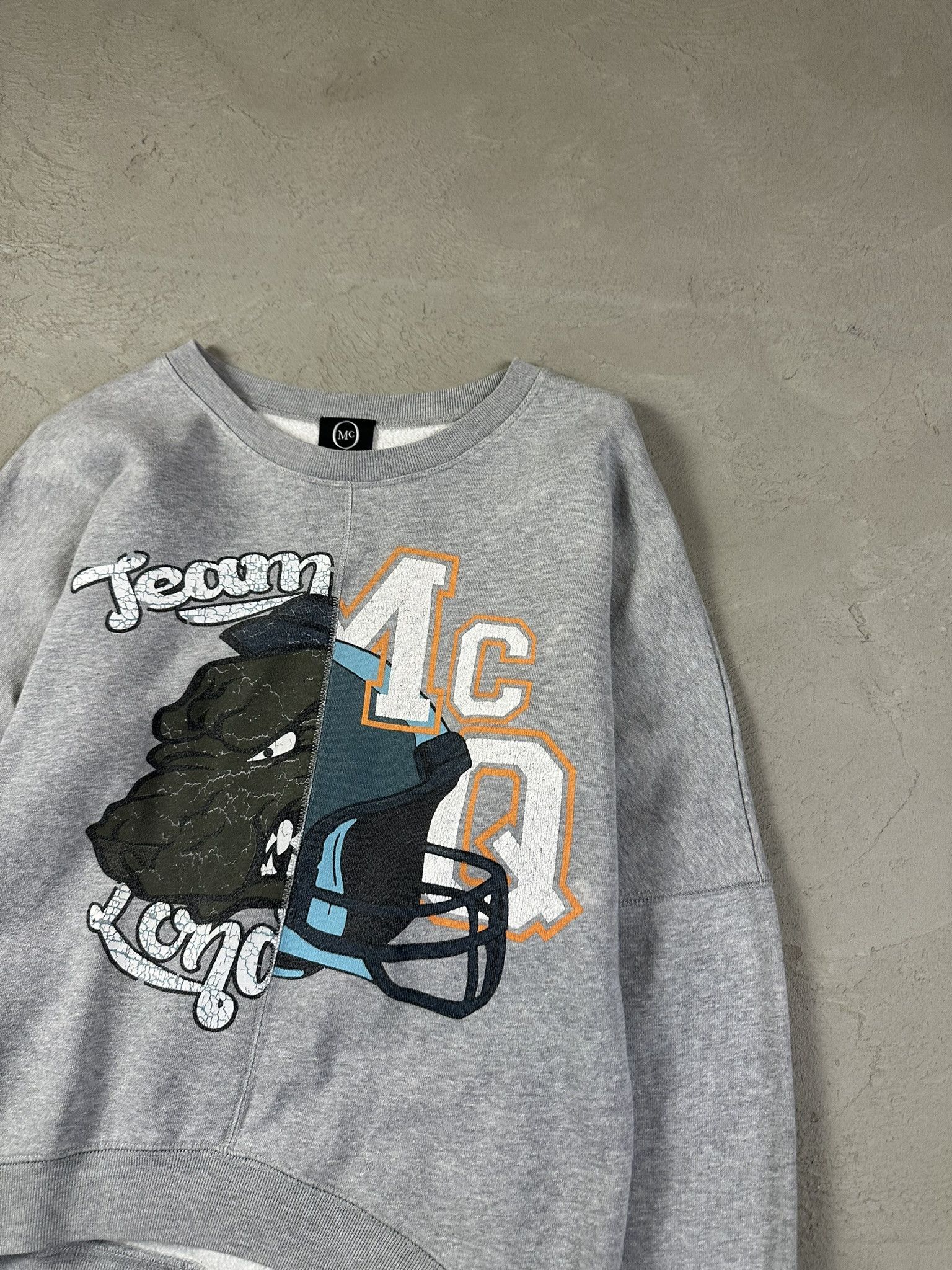 Alexander McQueen × Designer MCQ Alexander McQueen Logo Graphic Boxy Crewneck Size S / US 4 / IT 40 - 6 Thumbnail