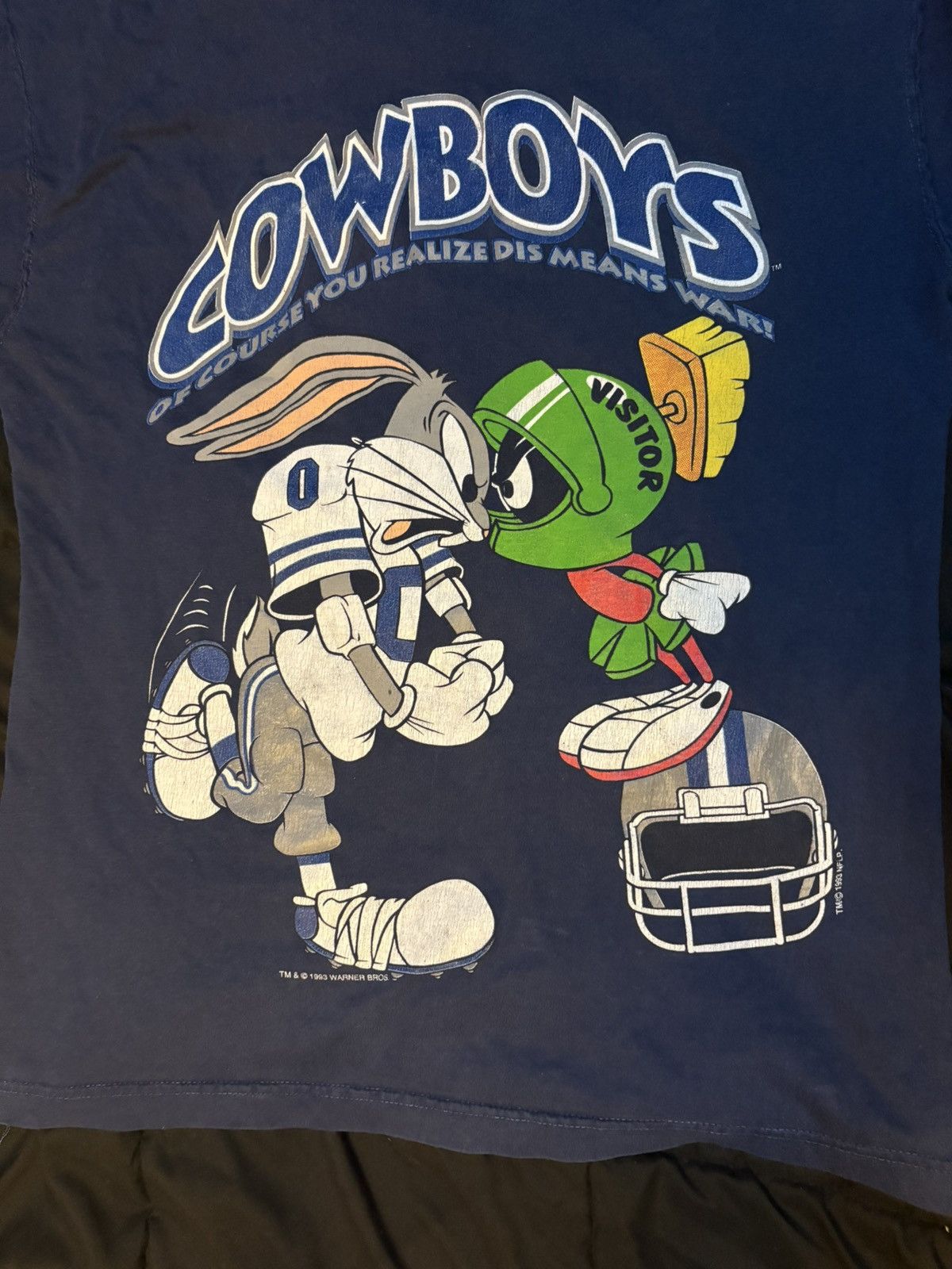 Vintage Vintage Dallas cowboys 1993 looney toons collab Size US L / EU 52-54 / 3 - 2 Thumbnail