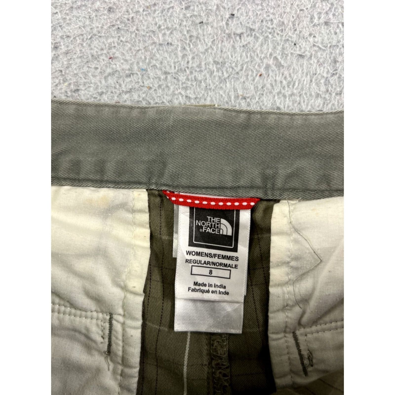 The North Face The North Face Womens Shorts Plaid 100% Cotton Beige Golf Twill Chino 28x10 Adjustable Stretch Machine Washable Regular Size 30" / US 8 / IT 44 - 3 Thumbnail