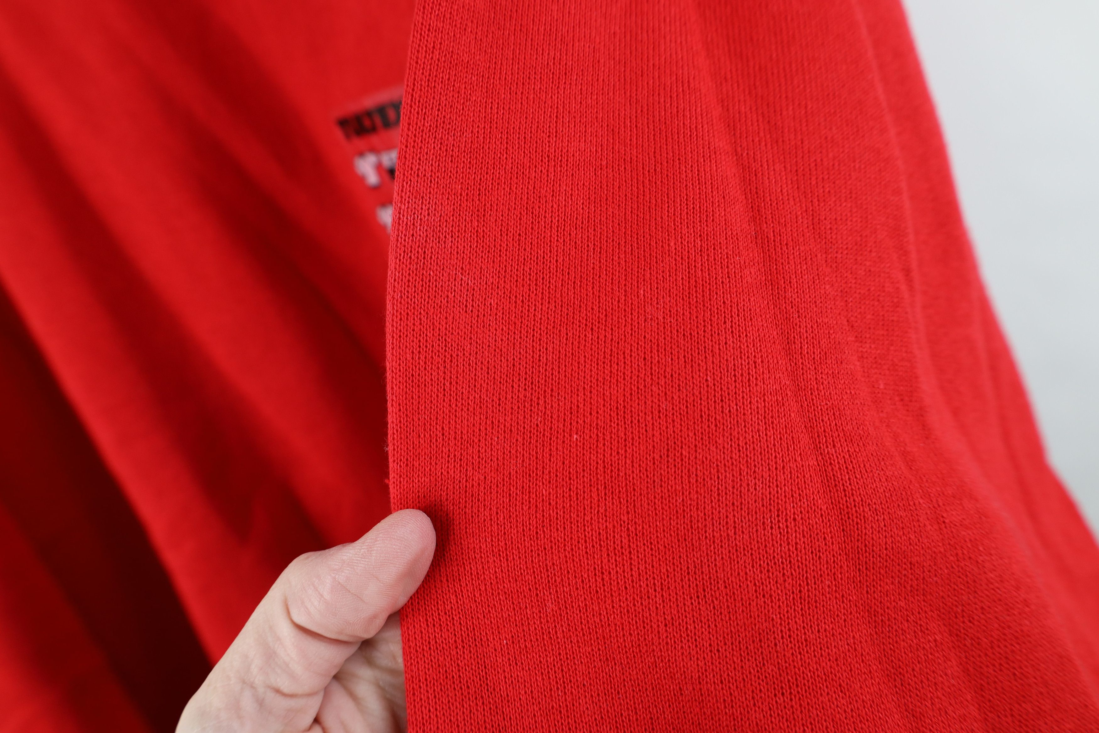 Vintage Deadstock Vintage 90s Streetwear Crewneck Sweatshirt Red USA Size XL / US 12-14 / IT 48-50 - 10 Thumbnail