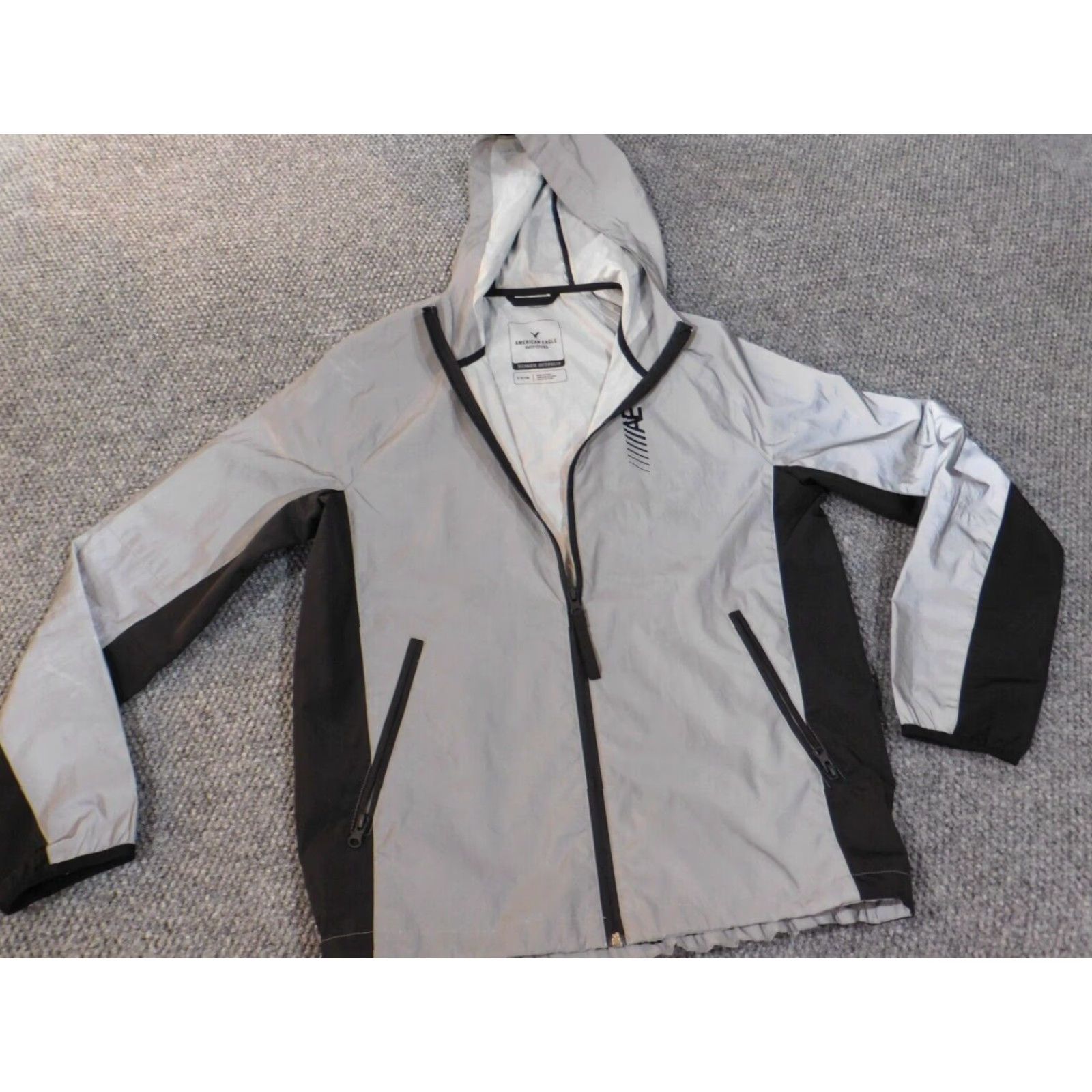 American Eagle Outfitters American Eagle Hoodie Mens XL Pullover Gray Cotton Knit Logo Pockets 90s? No, Vintage: No, Regular Size Size US XL / EU 56 / 4 - 3 Thumbnail