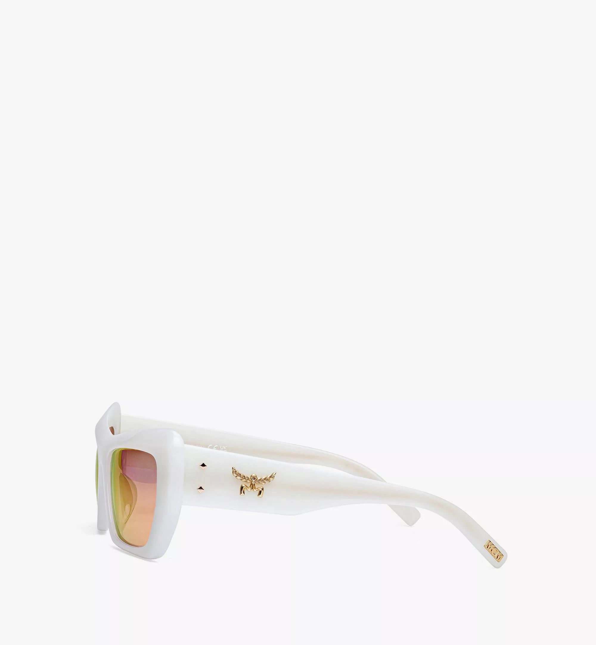 MCM o1mt1gz0825 Size: OS / Unisex Sunglasses in White Size ONE SIZE - 3 Thumbnail