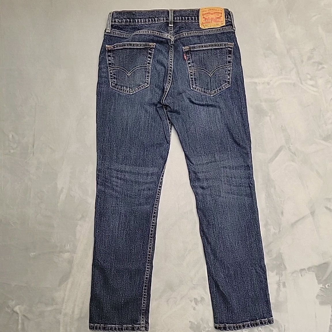 Denime Levis 511 Jeans Mens 32x30 Blue Denim Straight Leg Comfort Pants Medium Wash Size US 32 / EU 48 - 7 Thumbnail