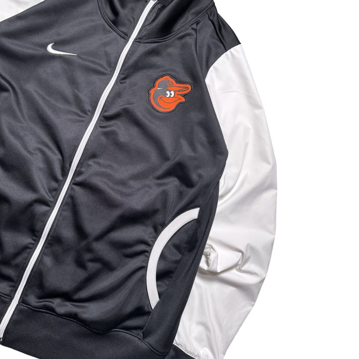 Nike Nike Women's Baltimore Orioles Track Full Zip Jacket L Size L / US 10 / IT 46 - 2 Thumbnail
