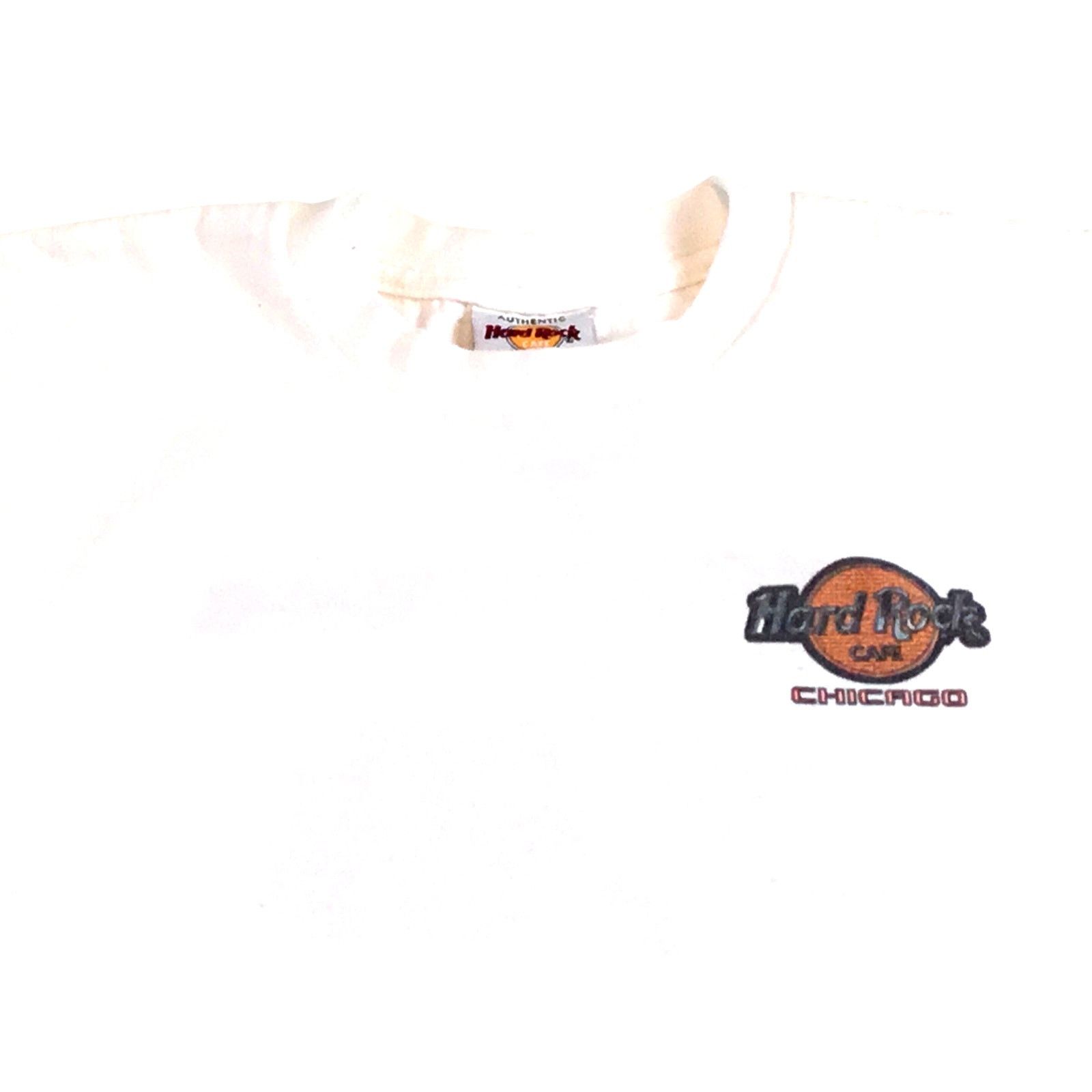 Hard Rock Cafe Hard Rock Cafe T-Shirt Vintage Chicago Guitar Medium Size US M / EU 48-50 / 2 - 4 Thumbnail