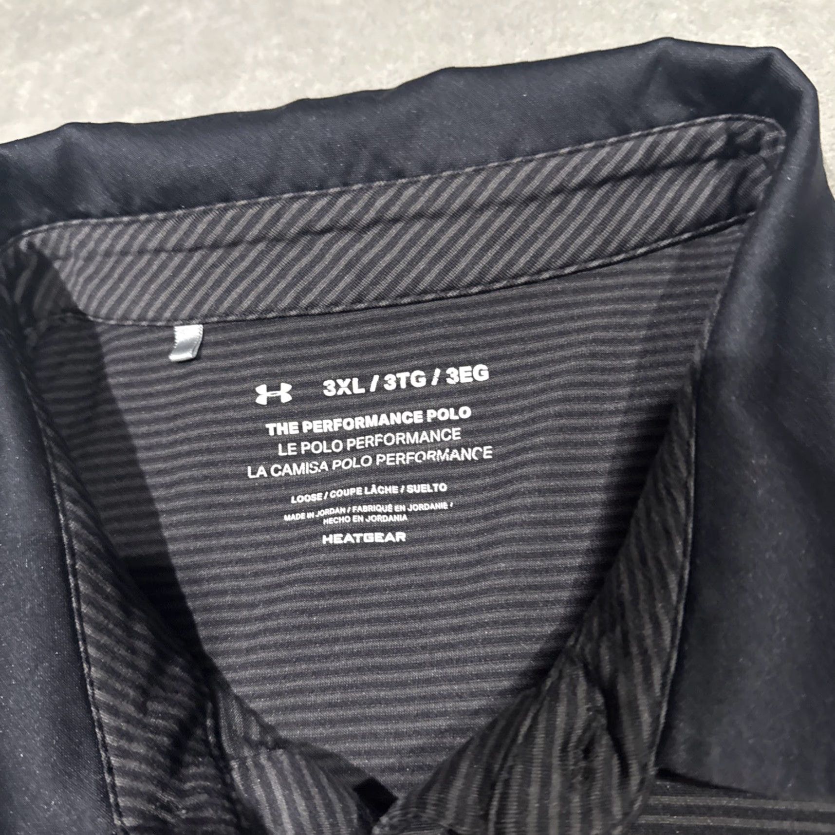 Under Armour Under Armour Shirt Mens XXXL Black The Playoff Polo Performance Golf Striaght Size US XXL / EU 58 / 5 - 3 Thumbnail