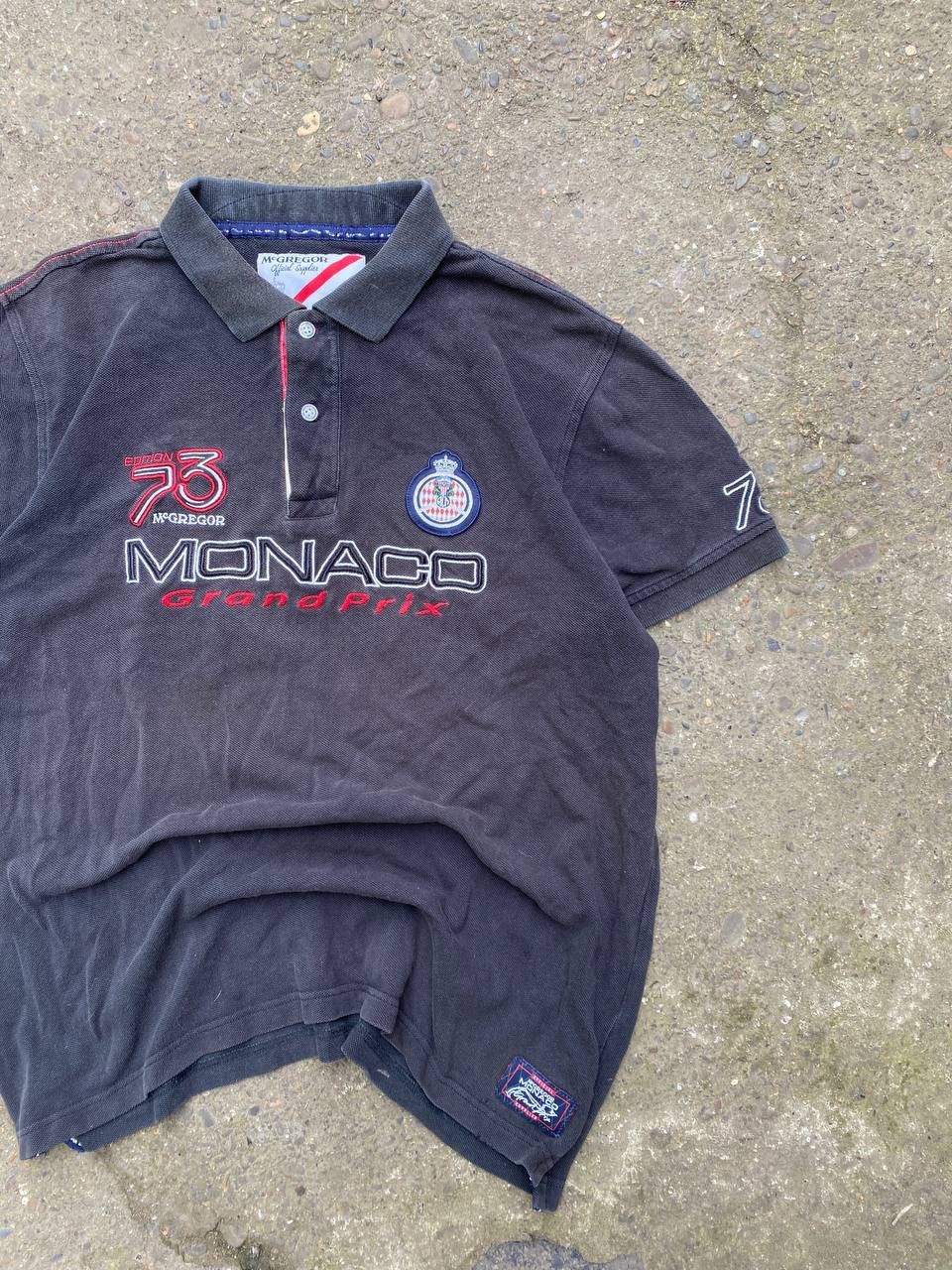 Japanese Brand × Vintage Monaco Polo Ralph Lauren style racing jersey polo Size US L / EU 52-54 / 3 - 4 Thumbnail