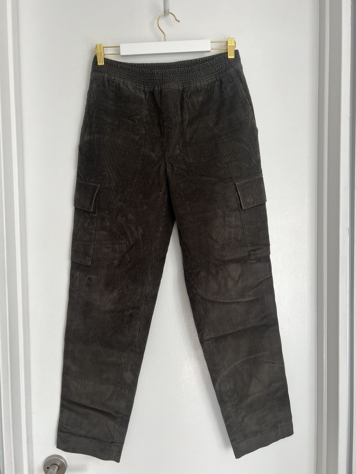 Editions M.R Corduroy Cargo Pants - Khaki Size US 30 / EU 46 - 1 Thumbnail
