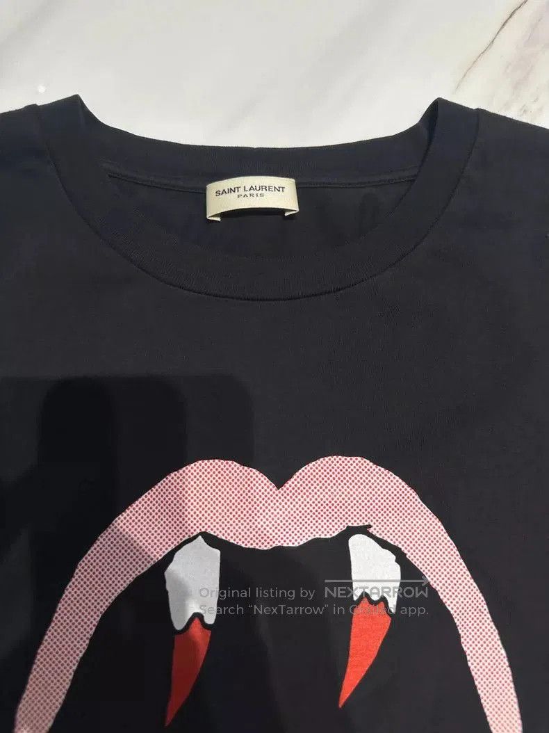 Saint Laurent Paris SAINT LAURENT SLP Short Sleeve T. Size US S / EU 44-46 / 1 - 3 Thumbnail
