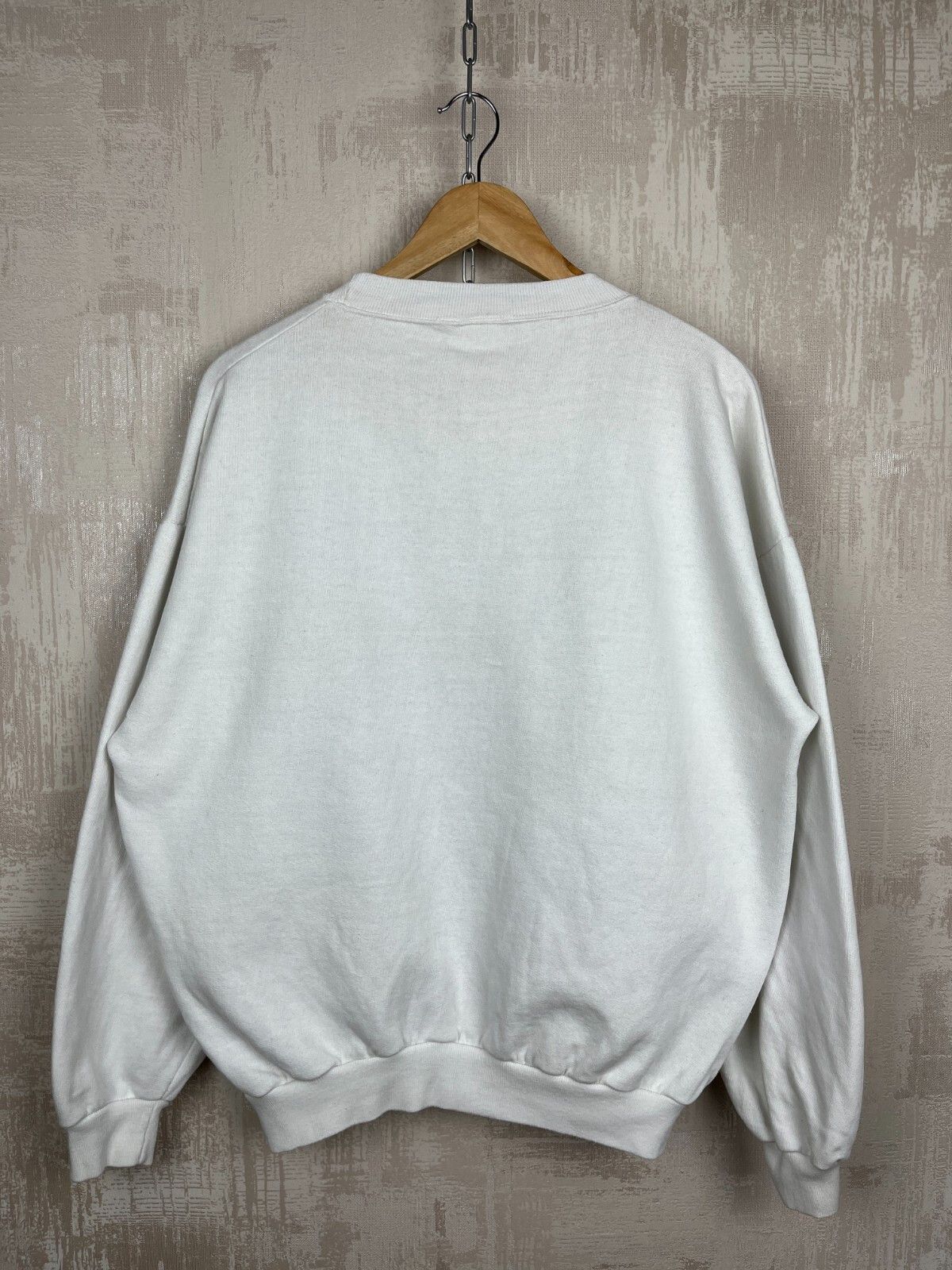 Vintage Vintage "Save Us From Danger" 1991 Caring Earth Sweatshirt Size US L / EU 52-54 / 3 - 11 Thumbnail