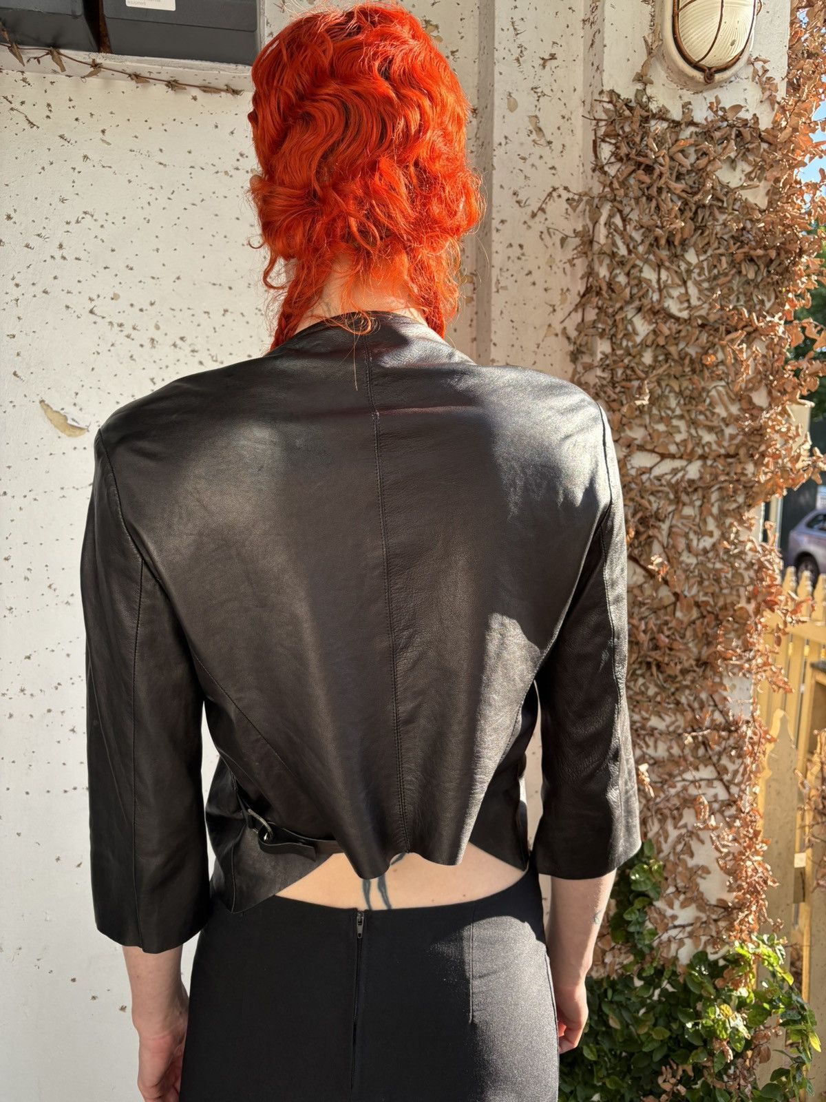 Other Sharon Wauchob Leather/Suede Top Size XS / US 0-2 / IT 36-38 - 2 Thumbnail