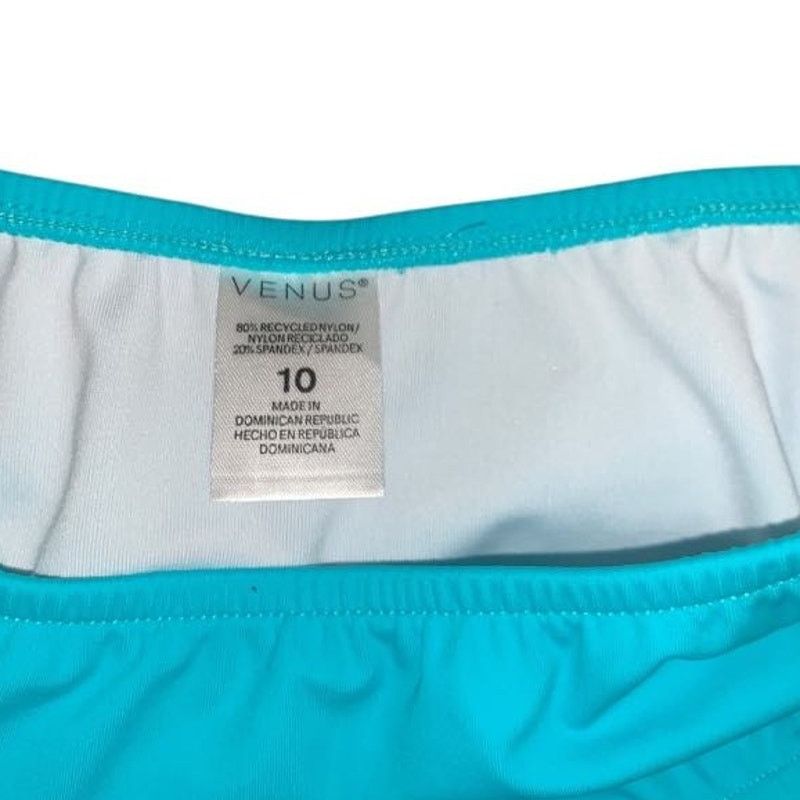 Other Venus Goddess Moderate Swim Bottom Aqua Reef Sz10 Mid Rise Size L / US 10 / IT 46 - 2 Thumbnail