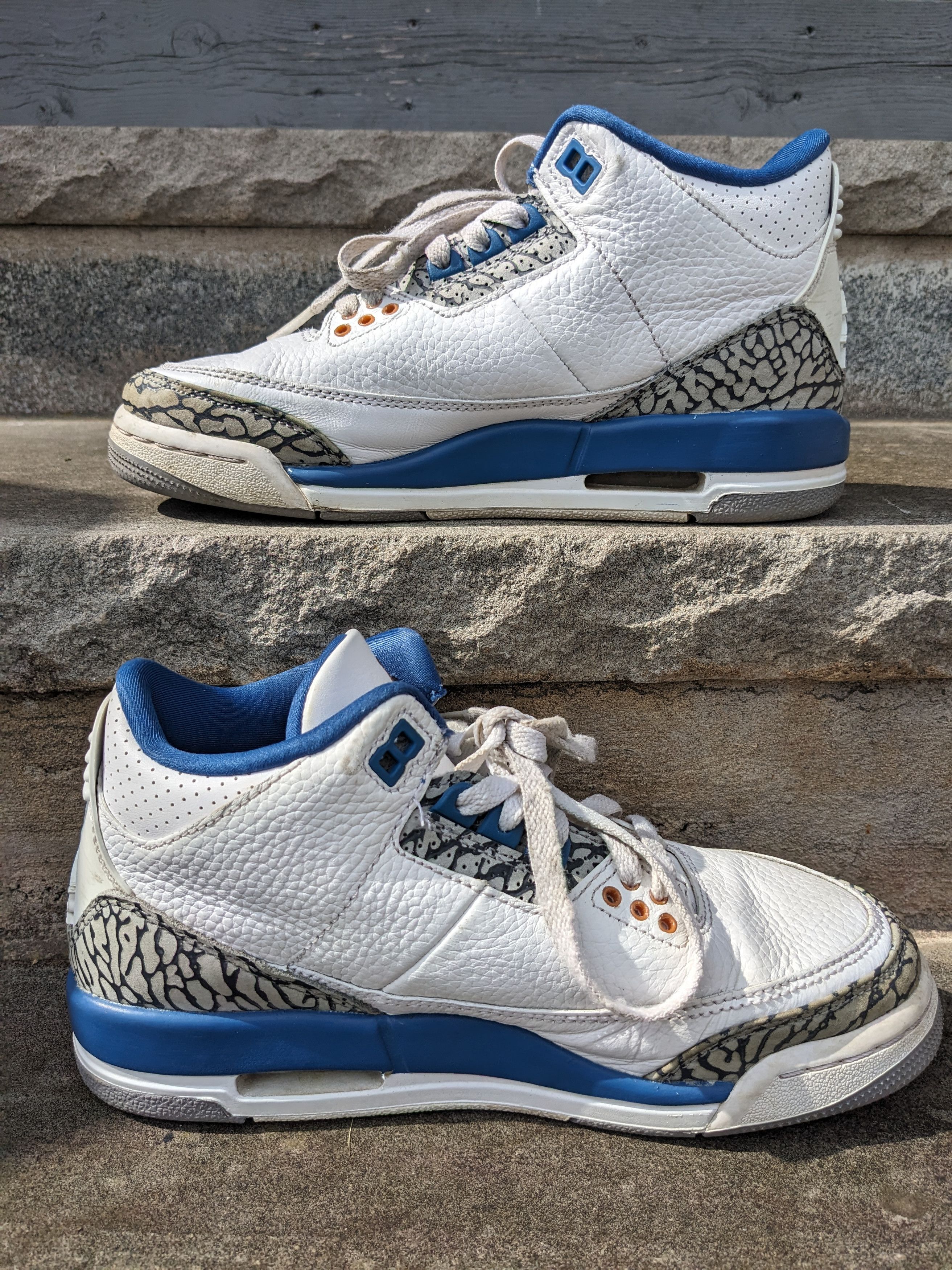 Jordan Brand × Nike Nike Air Jordan 3 Washington Wizards DM0967-148 Youth 5Y Size US 5 / EU 37 - 2 Thumbnail