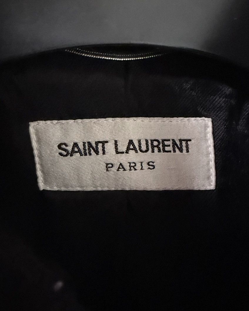 Saint Laurent Paris 22FW Teddy Jacket in Black Size US M / EU 48-50 / 2 - 2 Thumbnail