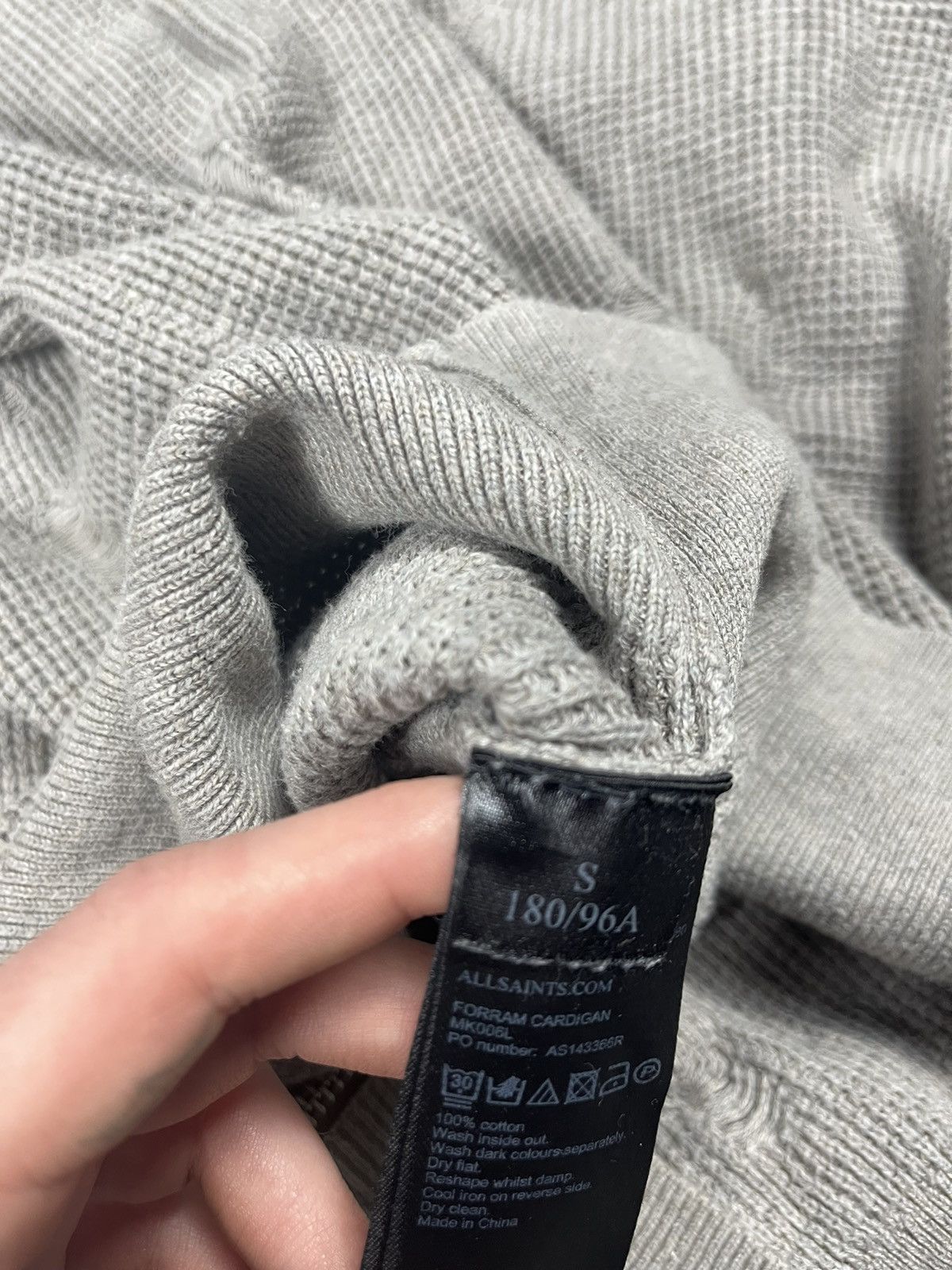 Allsaints Allsaints forram zip cardigan distressed oversized fit Size US S / EU 44-46 / 1 - 9 Thumbnail