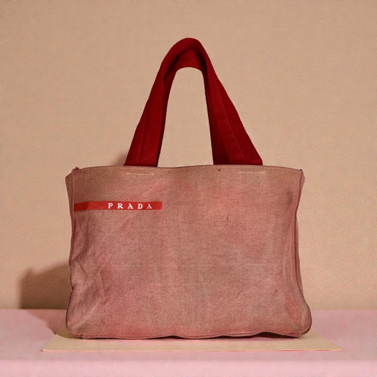 Prada Prada Linea Rossa Incrusted Leather Rosso Bag SS 1998 Size ONE SIZE - 2 Thumbnail