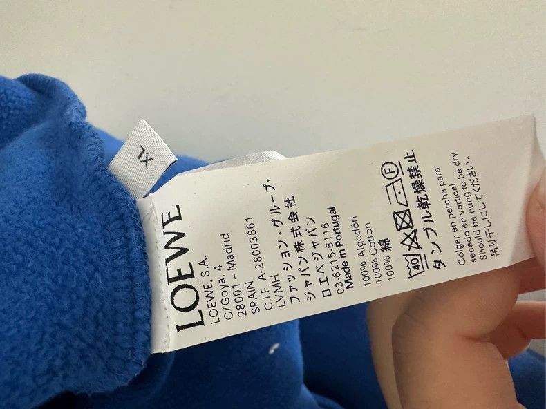 Loewe LOEWE Blue hoodie Size XL / US 12-14 / IT 48-50 - 4 Thumbnail