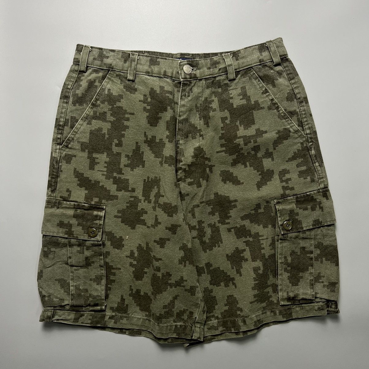 Vintage 1990s Stussy Digital Camouflage Shorts