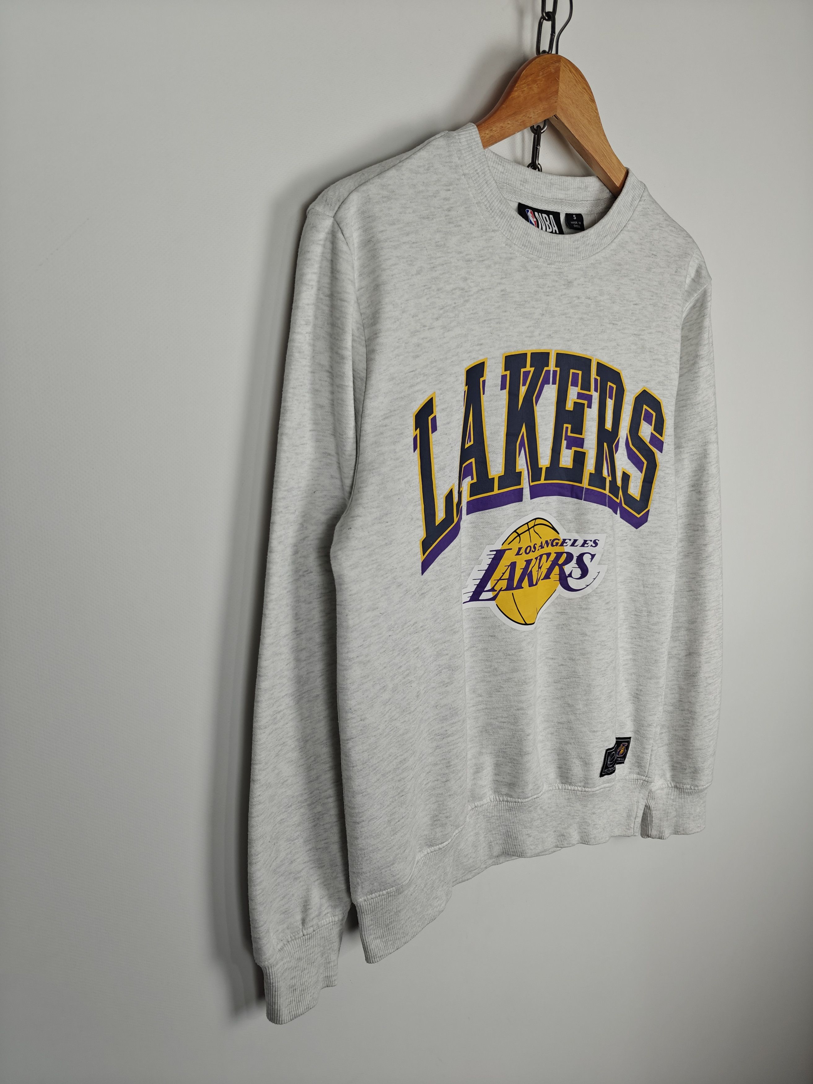 NBA NBA Lakers Sweatshirt Crewneck Logo Pullover Gray size S Size US S / EU 44-46 / 1 - 6 Thumbnail