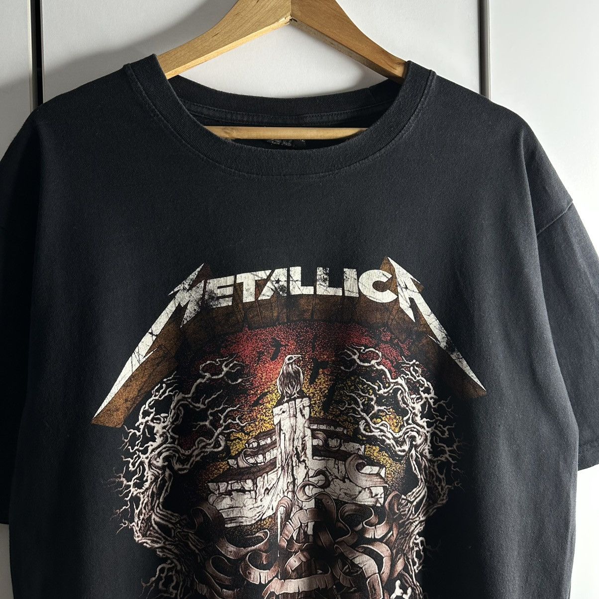 Metallica Metallica 90s Vintahe Band Tee Rock Rare T-shirts Rare Size US XL / EU 56 / 4 - 2 Thumbnail