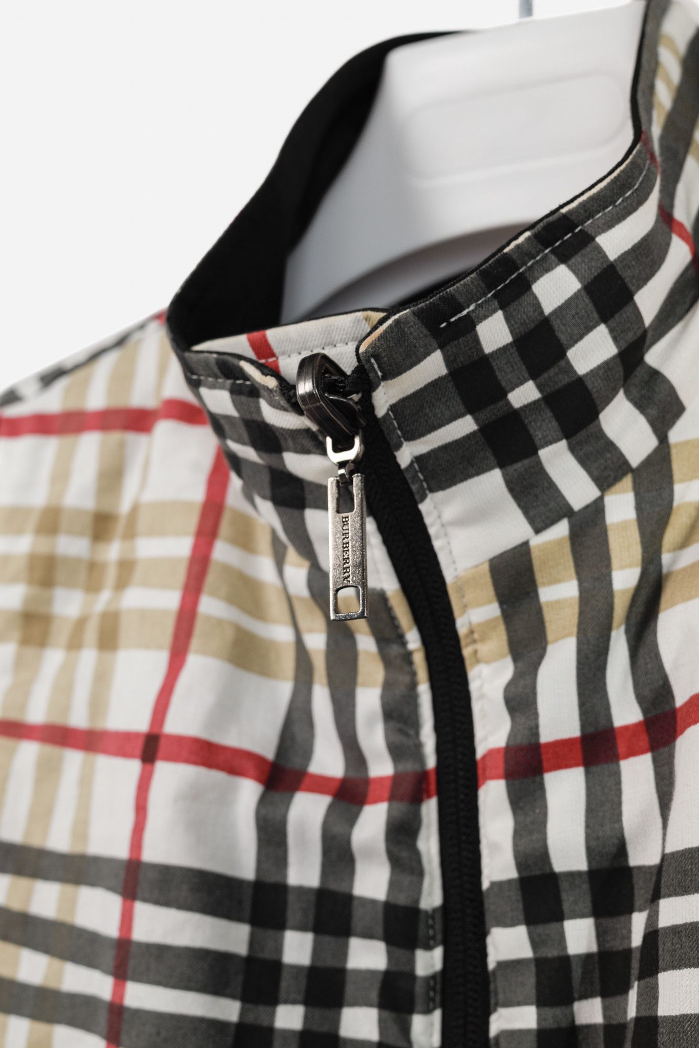 Burberry Buberry Reversible Black & White-Check Cotton Vest Size M / US 6-8 / IT 42-44 - 15 Thumbnail