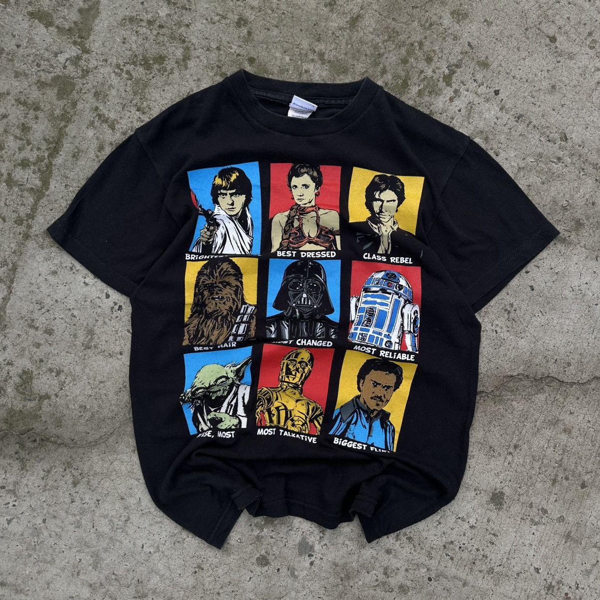 Star Wars Vintage Star Wars T-shirts Big Logo Joke Humor Y2K 00s USA Size US S / EU 44-46 / 1 - 1 Thumbnail