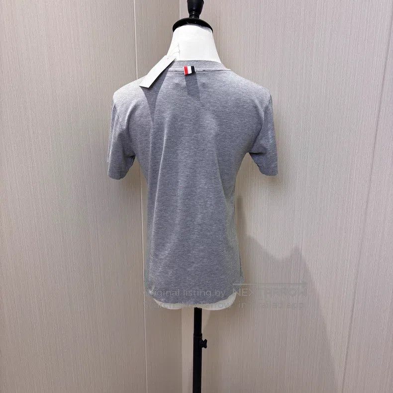 Thom Browne Thom Browne Grey Short Sleeve T-Shirt Size XS / US 0-2 / IT 36-38 - 2 Thumbnail