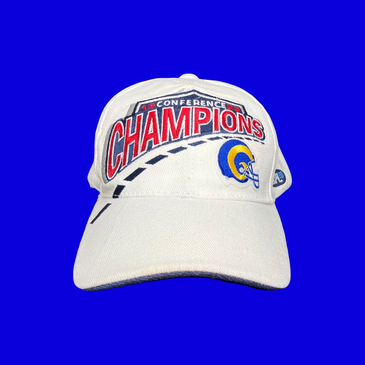 NFL × Vintage VTG St. Louis Rams NFC Conference Champions 1999-2000 Hat Size ONE SIZE - 2 Thumbnail