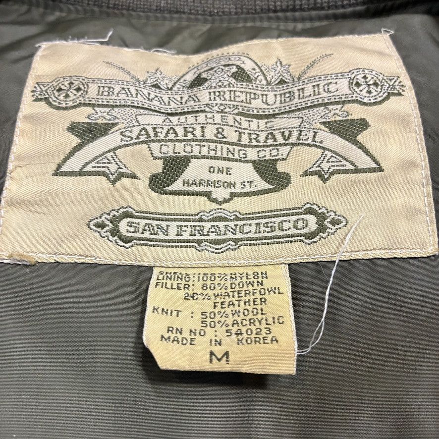Banana Republic Vintage Safari Bomber Puffer 90s Banana Republic Size US M / EU 48-50 / 2 - 2 Thumbnail