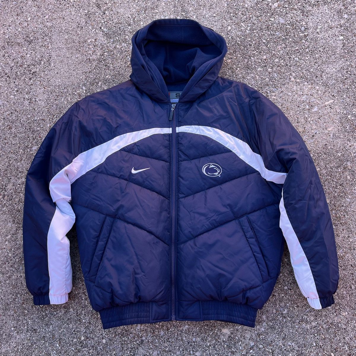Nike × Vintage 2000s Nike Penn State Puffer Jacket Size US M / EU 48-50 / 2 - 2 Thumbnail