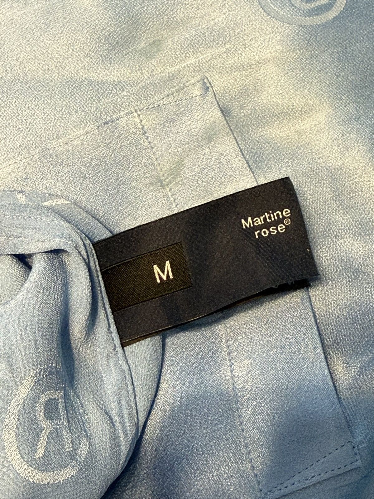 Martine Rose Registered Trademark Silk Shirt - M Size US M / EU 48-50 / 2 - 5 Thumbnail