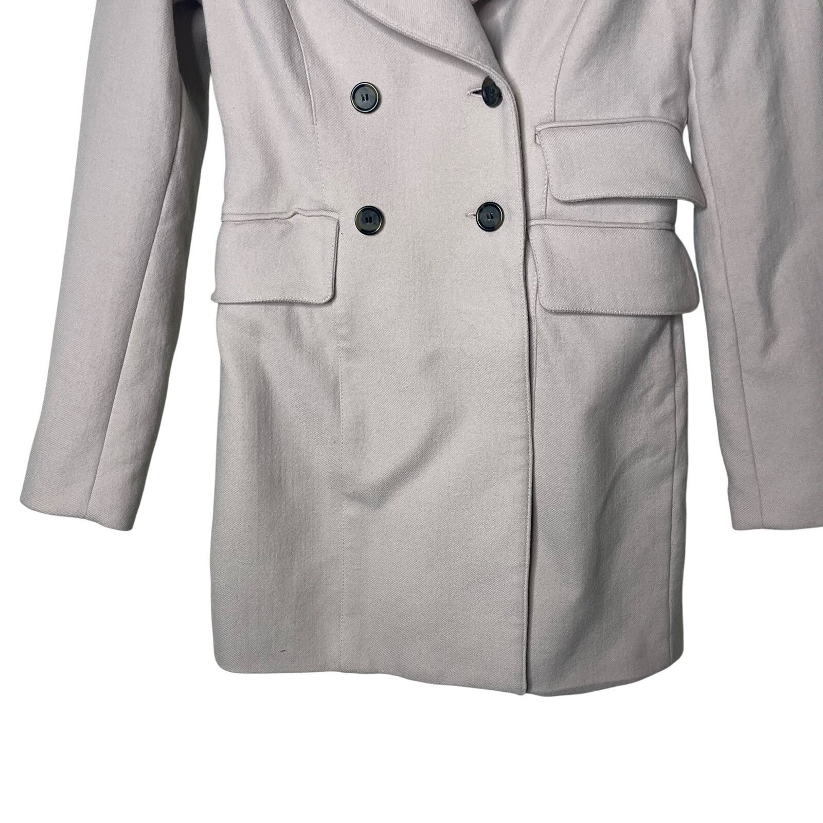 SMYTHE Smythe 'Les Vestes' Wool lilac Button Structured Coat US 6 Size M / US 6-8 / IT 42-44 - 7 Thumbnail