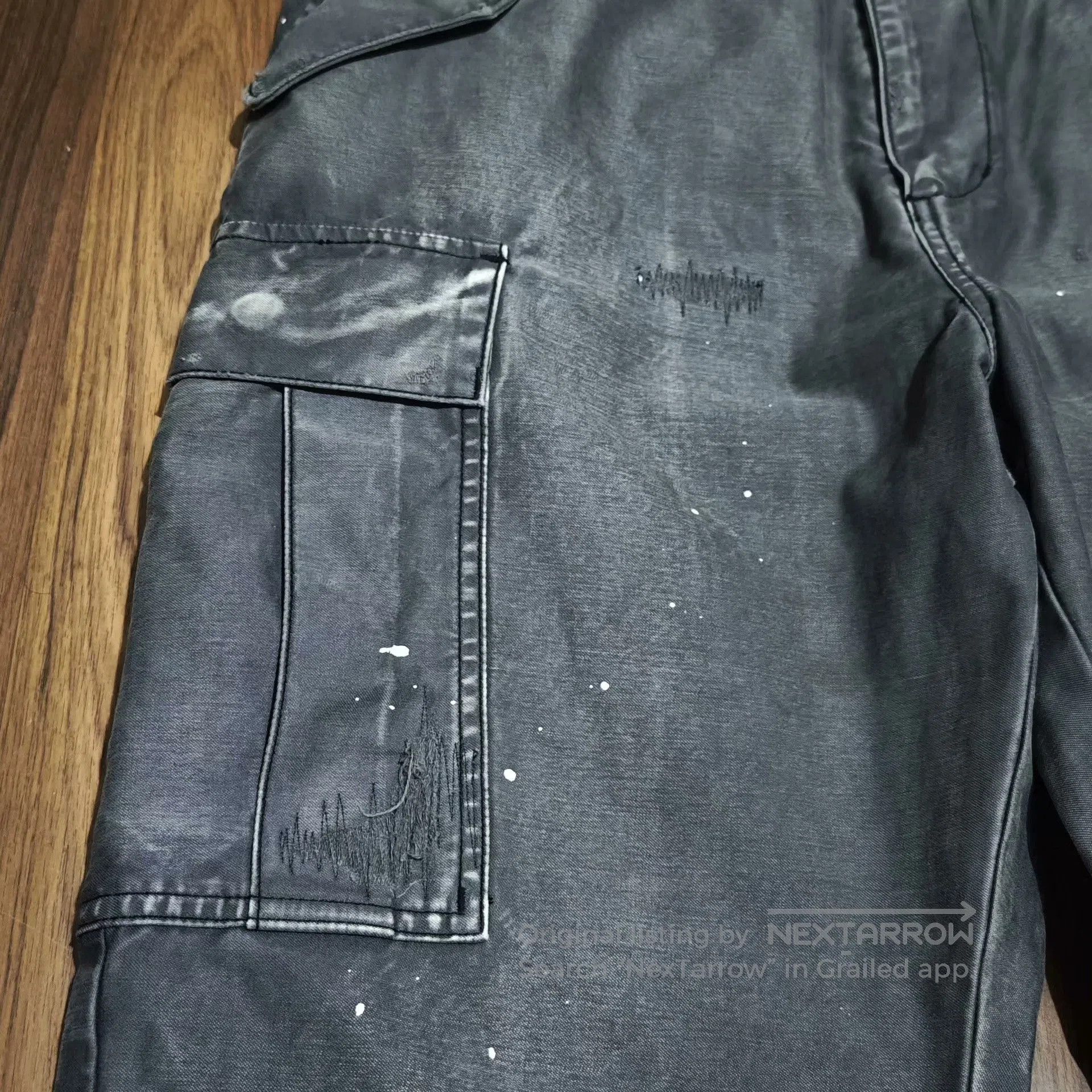 Wtaps HANGEReering Heavy Washed Cargo Pants. Size US 43 - 3 Thumbnail