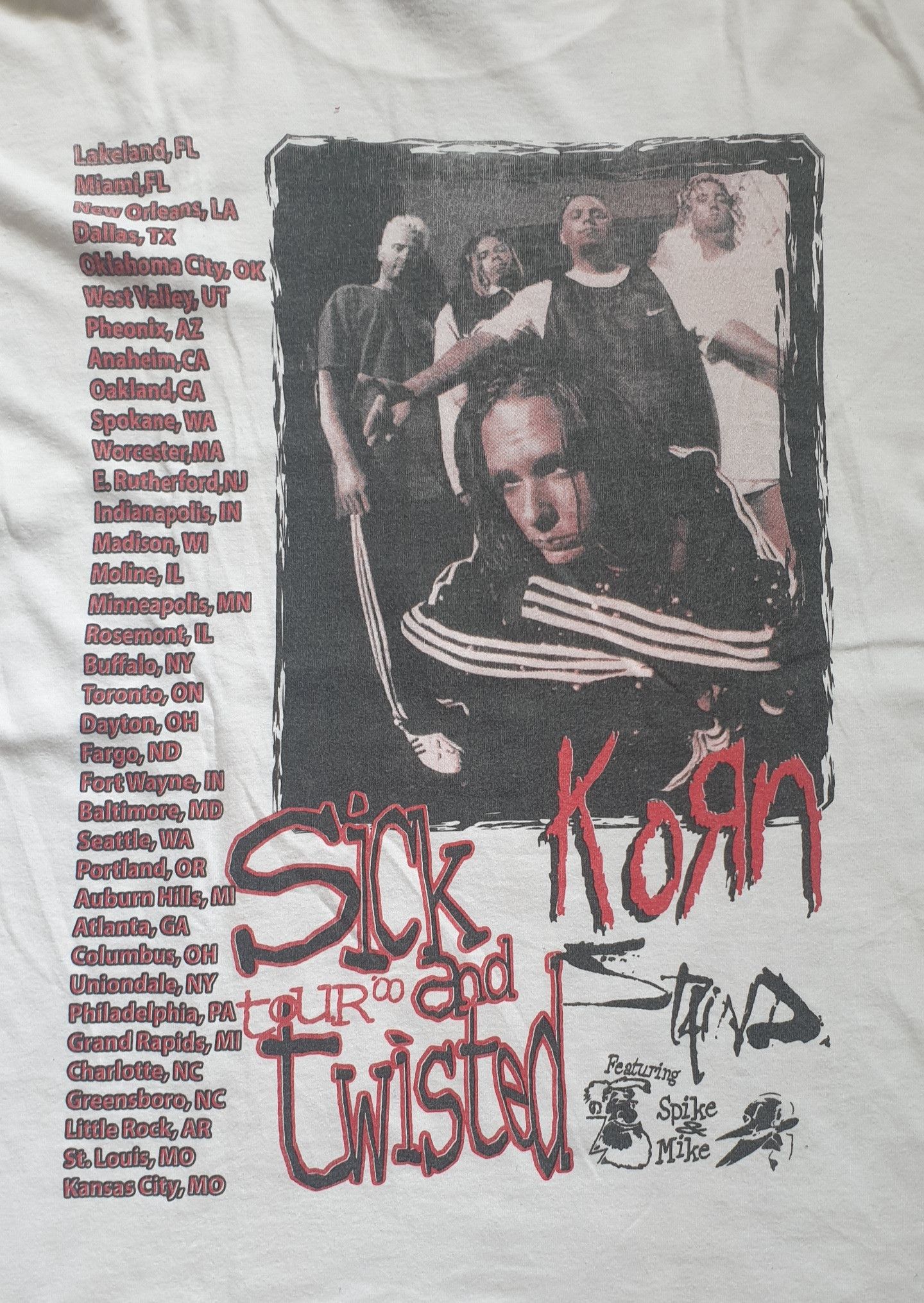 Fruit Of The Loom × Vintage KORN - Sick & Twisted Tour '00 Size US L / EU 52-54 / 3 - 10 Thumbnail