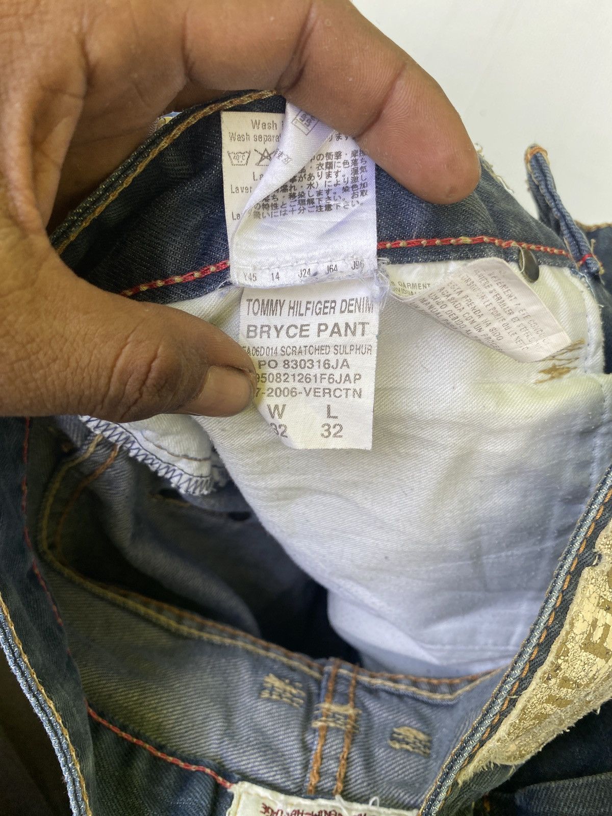Tommy Hilfiger × Vintage Vintage tommy hilfinger brcy denim Size US 32 / EU 48 - 11 Thumbnail